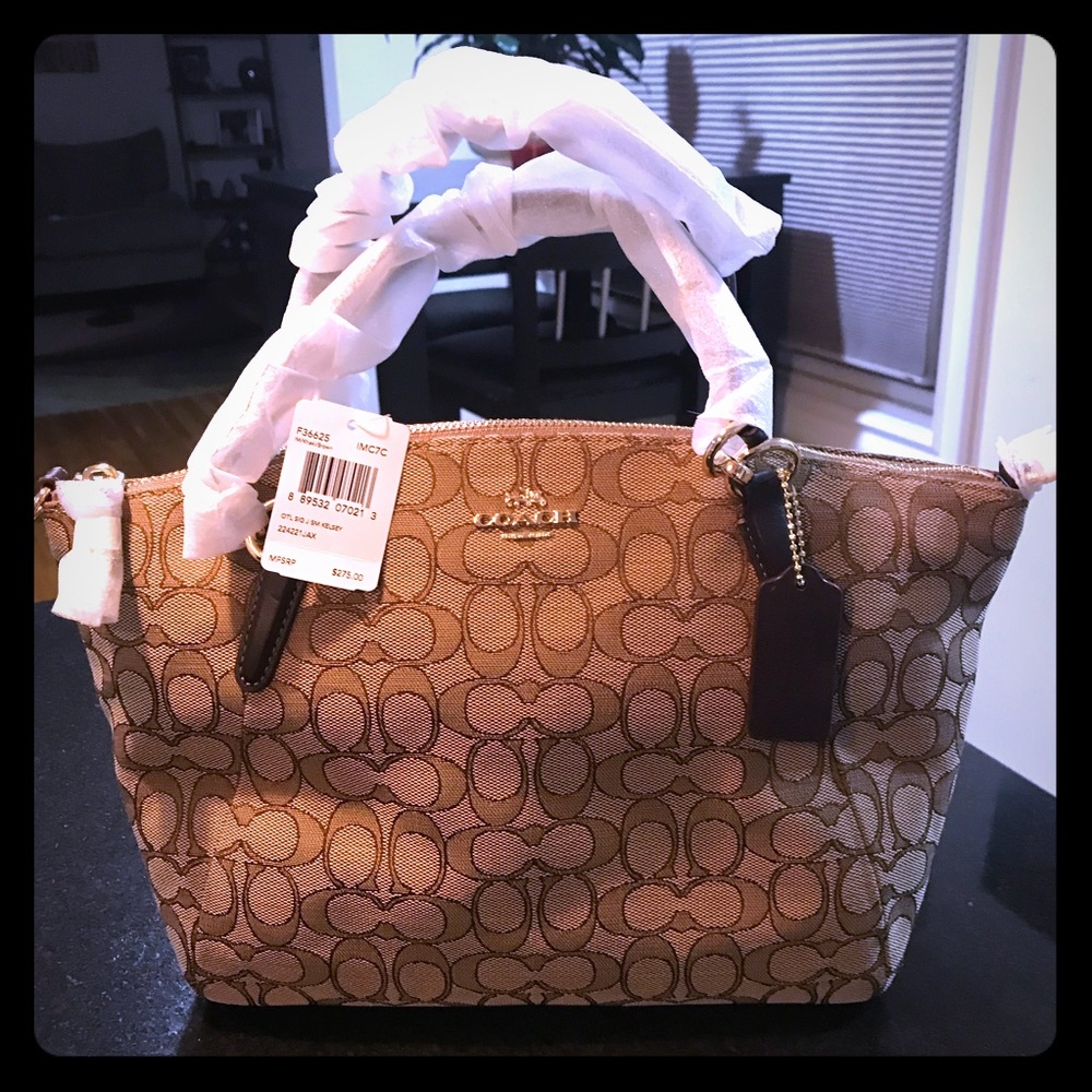 NWT Beige Coach Bag